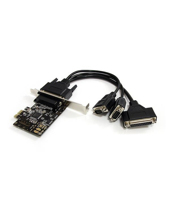 StarTech.com Carte combo série/parallèle PCI Express 2S1P avec câble de dérivation