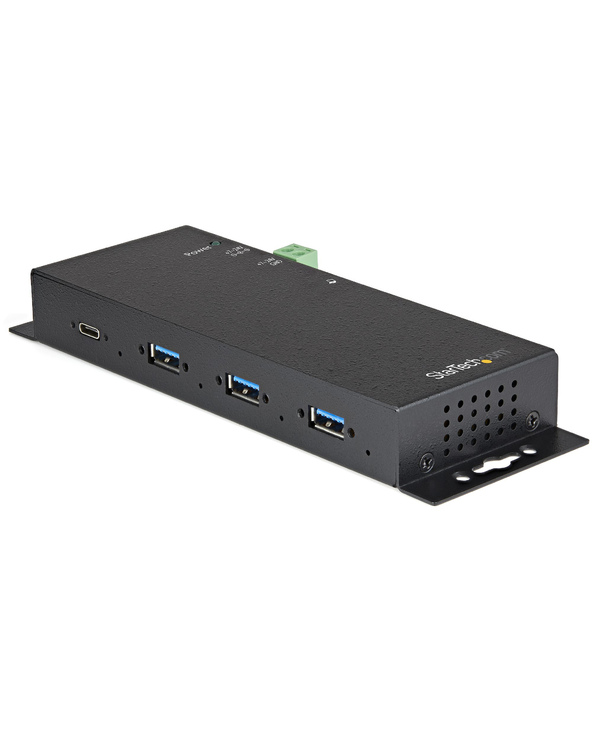 StarTech.com Hub USB C 4 ports 10Gbps - Hub USB Type-C industriel en métal avec 3xUSB-A & 1xUSB-C - Protection ESD & Surtension 