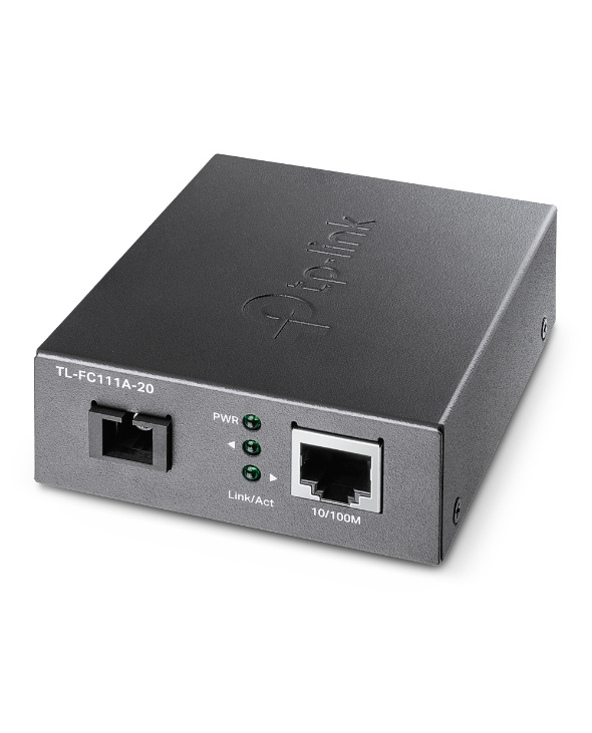 TP-Link TL-FC111A-20 convertisseur de support réseau 100 Mbit/s Monomode Noir