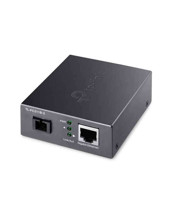 TP-Link TL-FC311B-2 convertisseur de support réseau 1000 Mbit/s Monomode Noir