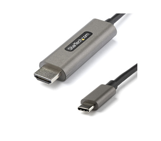 StarTech.com Câble USB C vers HDMI 4K 60Hz HDR10 1m - Câble Adaptateur Vidéo Ultra HD USB Type-C vers HDMI 4K 2.0b - Convertisse