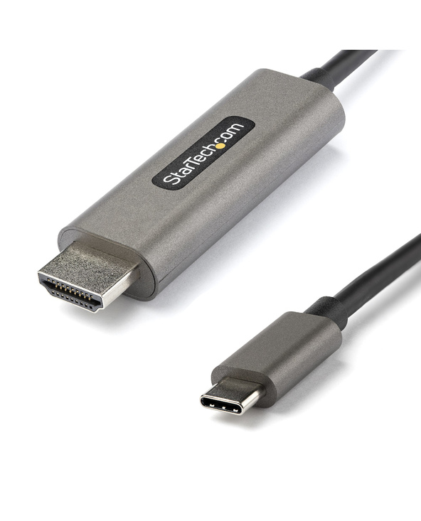 StarTech.com Câble USB C vers HDMI 4K 60Hz HDR10 5m - Câble Adaptateur Vidéo Ultra HD USB Type-C vers HDMI 4K 2.0b - Convertisse