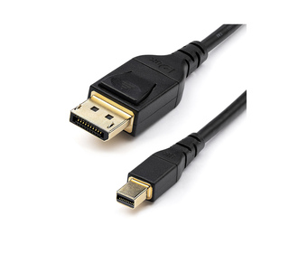 StarTech.com Câble 1m certifié VESA Mini DisplayPort vers DisplayPort 1.4 - 8K 60Hz HBR3 HDR - Super UHD mDP vers DP 1.4 - Ultra