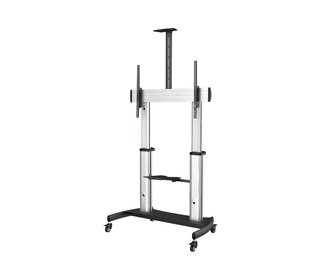 StarTech.com Support Téléviseur Mobile - Chariot Support Télé Robuste Écrans 60-100" 100kg - Support TV Écran Plat sur Pied Roul