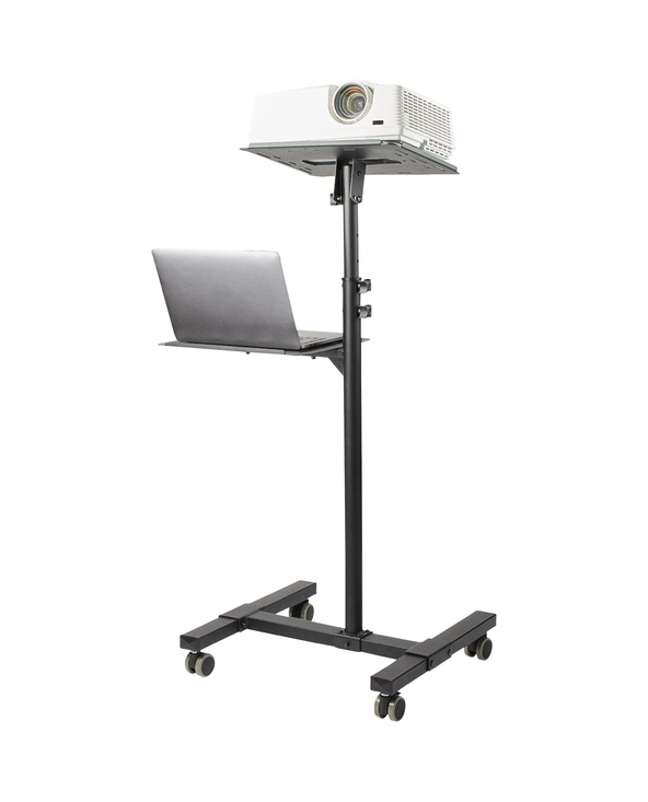StarTech.com Table Vidéoprojecteur et Ordinateur Portable - Support Projecteur Robuste (2 Étagères max. 10kg chacune) - Ajustabl