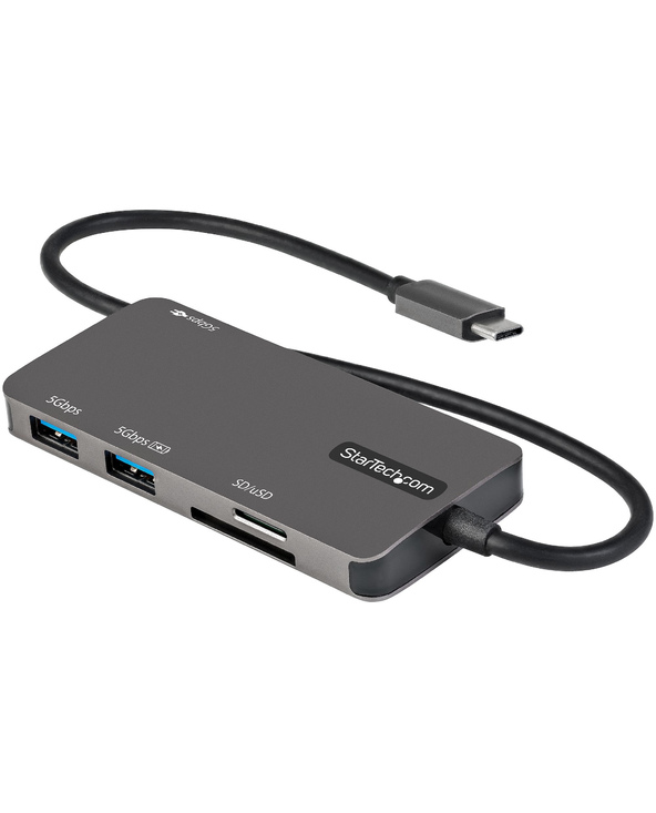 StarTech.com Adaptateur Multiport USB-C - USB Type C vers HDMI 4K, Alimentation 100W Passthrough, SD/MicroSD, Hub USB 3 Ports US