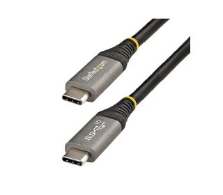 StarTech.com Câble USB C 10Gbps 1m - Certifié USB-IF - Câble USB 3.1/3.2 Gen 1 Type-C - Alimentation 100W (5A) Power Delivery, D