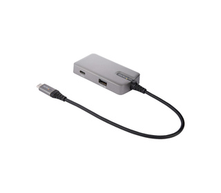 StarTech.com Adaptateur Multiport USB-C - Mini Dock USB Type-C vers 4K 60Hz HDMI 2.0 - 100W Power Delivery Pass-trough – Hub 3 p