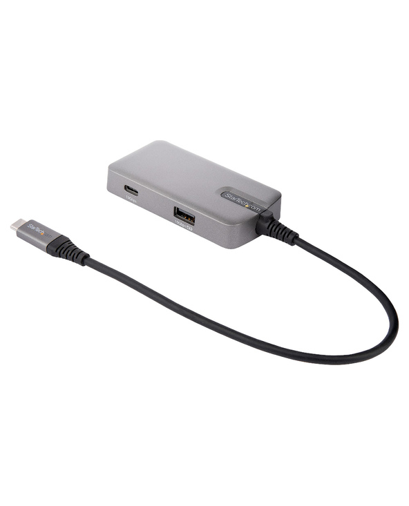 StarTech.com Adaptateur Multiport USB-C - Mini Dock USB Type-C vers 4K 60Hz HDMI 2.0 - 100W Power Delivery Pass-trough – Hub 3 p