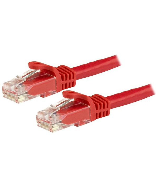 StarTech.com Cordon de raccordement UTP CAT6 (1,5 m) sans crochet - Câble patch RJ45 - Rouge