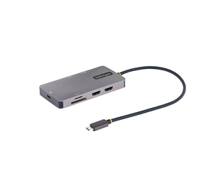StarTech.com Adaptateur Multiport USB C - Vidéo Double HDMI 4K 60Hz - Hub USB-A 5 Gbps à 2 Ports, 100W Power Delivery Pass-Throu