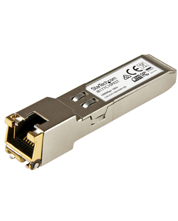StarTech.com Module SFP GBIC compatible HPE J8177C - Transceiver 1000BASE-T - Paquet de 10
