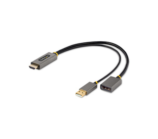 StarTech.com Adaptateur HDMI vers DisplayPort - Adaptateur HDMI vers DisplayPort de 30cm - Câble HDMI vers Displayport, Alimenta