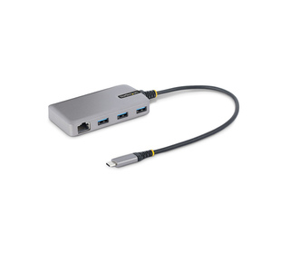 StarTech.com Hub USB-C à 3 Ports - 3x Ports USB-A, Gigabit Ethernet RJ45, USB 3.0 5Gbps, Alimentation par Bus - Hub USB Type-C a