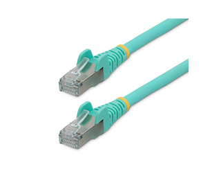 StarTech.com Câble Ethernet CAT6a 50cm - Low Smoke Zero Halogen (LSZH) - 10 Gigabit 500MHz 100W PoE RJ45 S/FTP Cordon de Raccord