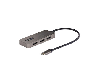 StarTech.com Hub USB-C MST à 3 Ports - Adaptateur Multi-Écrans USB C vers 3x HDMI pour PC Portable - Splitter Triple HDMI Jusqu'