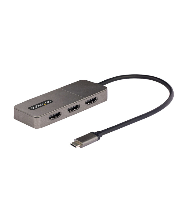 StarTech.com Hub USB-C MST à 3 Ports - Adaptateur Multi-Écrans USB C vers 3x HDMI pour PC Portable - Splitter Triple HDMI Jusqu'