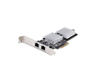 StarTech.com Carte Adaptateur Réseau PCIe 10GbE à 2 Ports - Carte Ethernet PCI Express pour PC/Serveur - Carte Réseau PCIe à Six