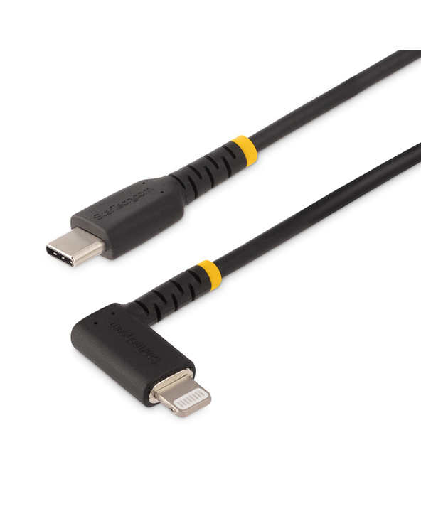 StarTech.com Câble USB-C vers Lightning de 1m - Cordon de Charge/Syncronisation USB Type-C vers Lightning en Fibre Aramide à Ang