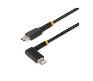 StarTech.com Câble USB-C vers Lightning de 2m - Cordon de Charge/Syncronisation USB Type-C vers Lightning en Fibre Aramide à Ang