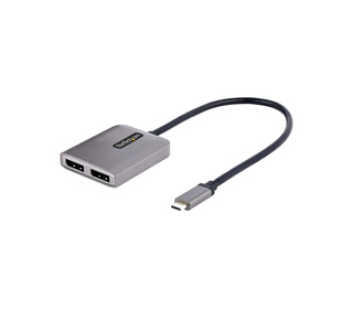 StarTech.com Hub USB-C MST à 2 ports - Adaptateur Multi-Moniteur USB Type-C vers 2x DisplayPort pour Ordinateur Portable - Dual-
