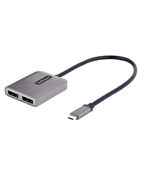 StarTech.com Hub USB-C MST à 2 ports - Adaptateur Multi-Moniteur USB Type-C vers 2x DisplayPort pour Ordinateur Portable - Dual-