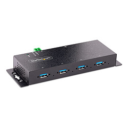 StarTech.com Hub USB 3.0 5Gbps à 4 Ports Industriel - Hub USB pour PC Portable avec Protection contre les Surtensions - Splitter