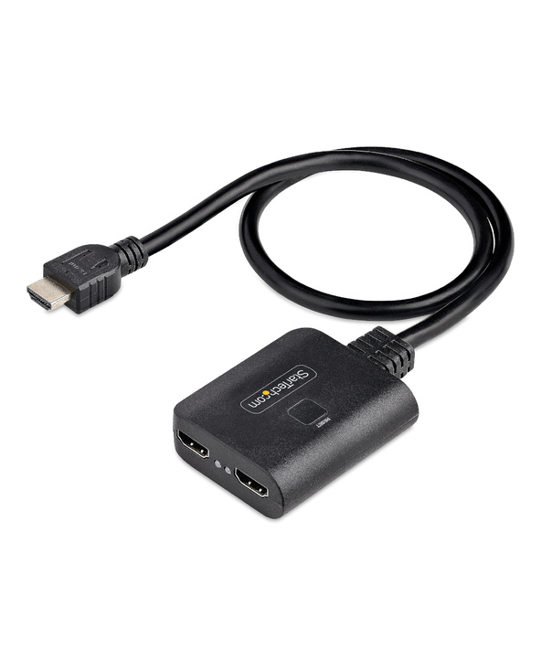 StarTech.com Répartiteur HDMI 2 Ports - Vidéo HDMI 2.0 4K 60Hz - Répartiteur HDMI 4K 1 Entrée 2 Sorties - Répartiteur 1x2 Affich
