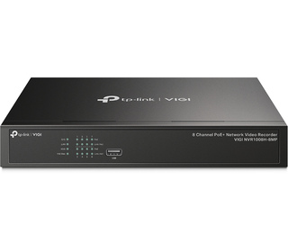 TP-Link VIGI NVR1008H-8MP Enregistreur vidéo sur réseau Noir