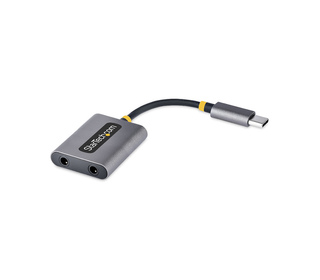 StarTech.com Adaptateur Casque USB-C - Splitter Audio, Double Casque USB Type C avec Entrée Micro - Adaptateur USB C vers Jack 3