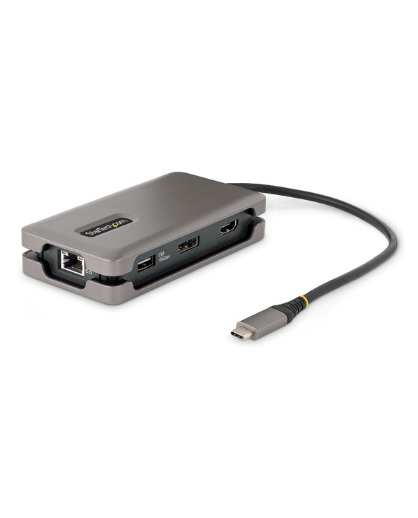 StarTech.com Adaptateur Multiport USB-C - 4K 60Hz HDMI/DP - Hub USB 3 Ports - 100W Power Delivery Pass-Through, GbE, Mini Statio