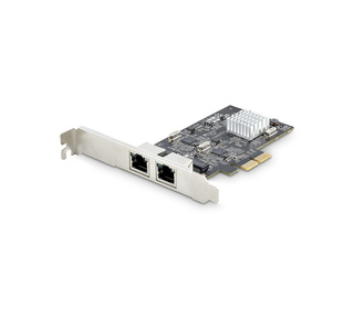 StarTech.com Carte Réseau PCIe à 2 Ports 2,5 Gbps NBASE-T, Intel I225-V - Carte Réseau pour PC - Carte Réseau Ethernet Multi-Gig
