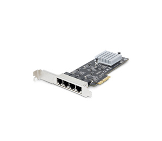 StarTech.com Carte Réseau PCIe à 4 Ports 2,5 Gbps NBASE-T, Intel I225-V - Carte Réseau pour PC - Carte Réseau Ethernet Multi-Gig