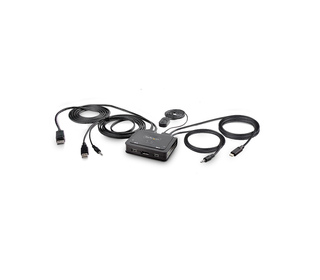 StarTech.com C2-D46-UAC-CBL-KVM commutateur écran, clavier et souris Noir