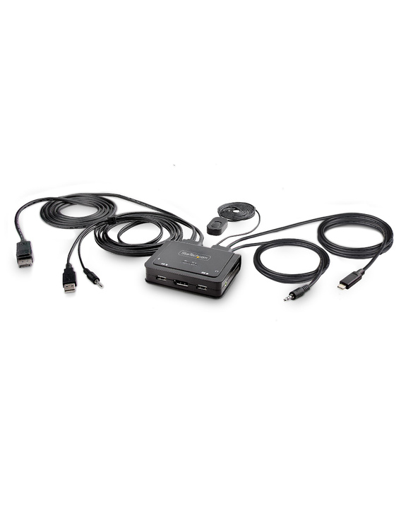StarTech.com C2-D46-UAC-CBL-KVM commutateur écran, clavier et souris Noir