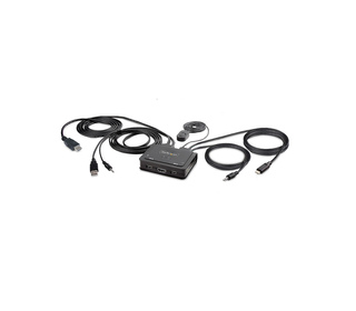 StarTech.com C2-H46-UAC-CBL-KVM commutateur écran, clavier et souris Noir