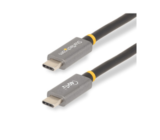 StarTech.com Câble USB4 de 1m, Câble USB-C Certifié par l'USB-IF, 40 Gbps, Cordon de Transfert de Données USB Type-C, 100W PD, 8