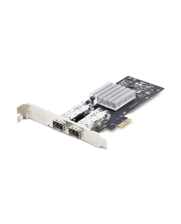 StarTech.com Carte Réseau GbE SFP à 2 Port, PCIe 2.0 x1, Intel I350-AM2, Carte Contrôleur 2x 1GbE, 1000BASE Cuivre/Fibre Optique