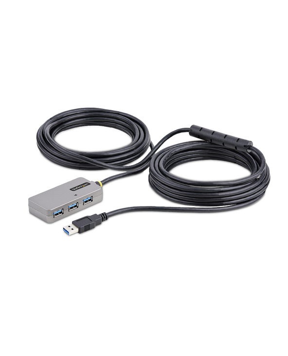 StarTech.com U01043-USB-EXTENDER hub & concentrateur USB 3.2 Gen 1 (3.1 Gen 1) Type-A 5000 Mbit/s Noir, Argent