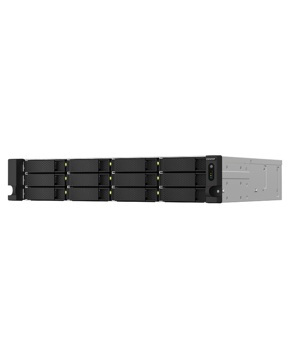 QNAP TS-1264U-RP NAS Rack (2 U) Ethernet/LAN Aluminium, Noir