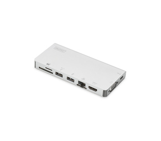 Digitus USB Type-C Multiport Travel Dock, 8-port
