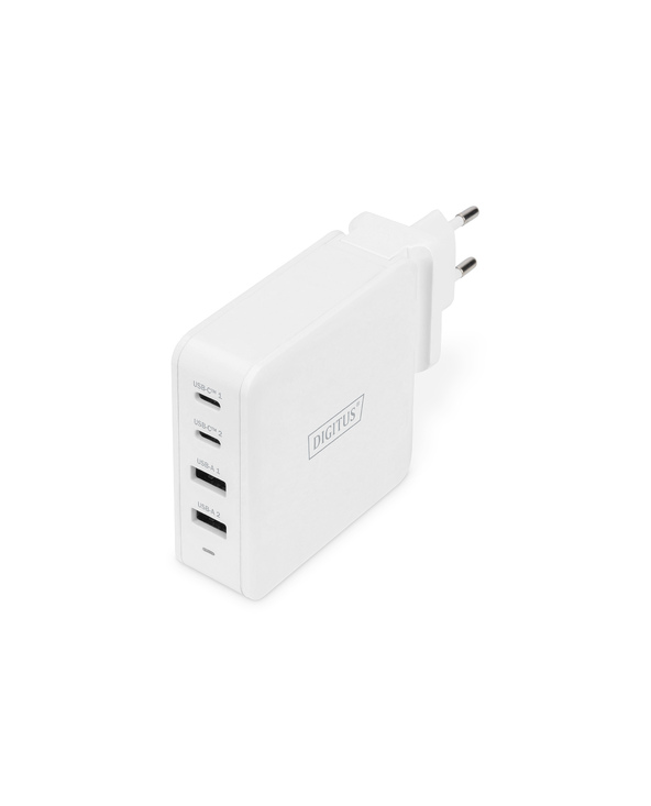 Digitus Adaptateur USB universel à 4 ports, USB-C / USB A, 100 W, GaN