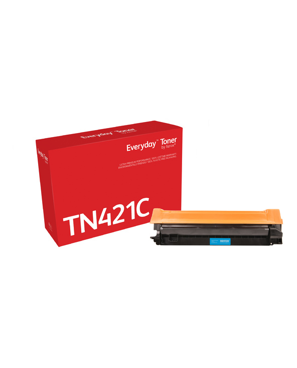 Everyday Toner Cyan  de Xerox compatible avec Brother TN-421C, Capacité standard
