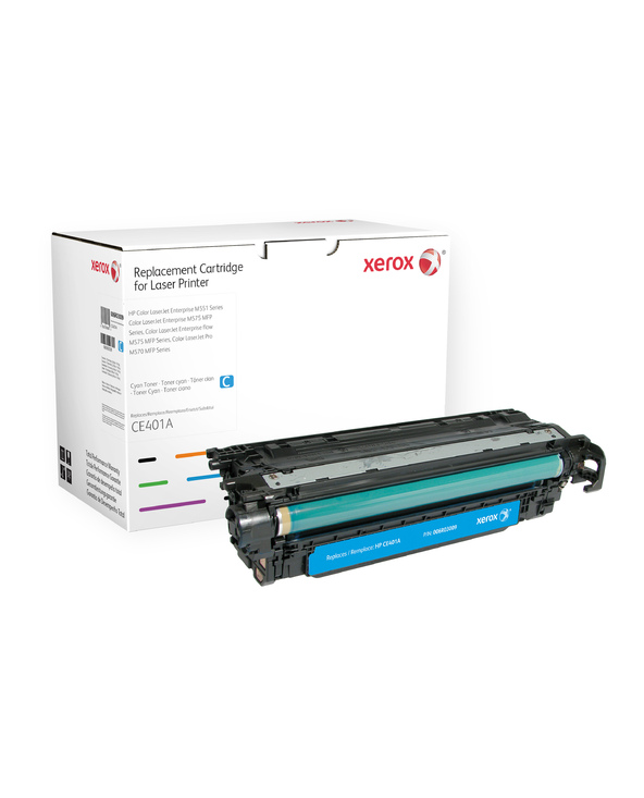 Xerox Toner cyan. Equivalent à HP CE401A. Compatible avec HP Colour LaserJet M551DN, Colour LaserJet M551