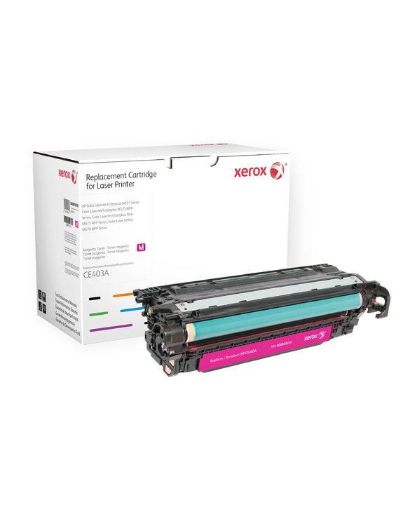 Xerox Toner magenta. Equivalent à HP CE403A. Compatible avec HP Colour LaserJet M551DN, Colour LaserJet M551