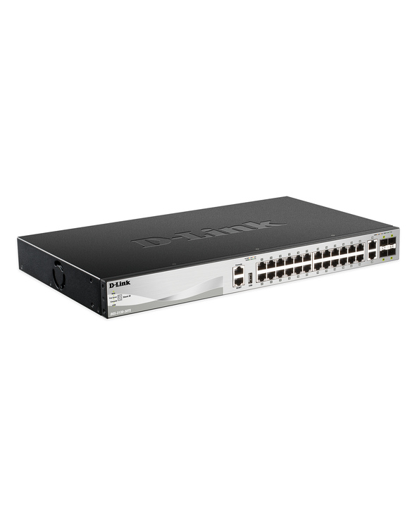 D-Link DGS-3130-30TS Géré L3 Gigabit Ethernet (10/100/1000) Noir, Gris