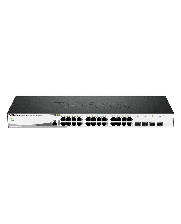 D-Link DGS-1210-28/ME commutateur réseau Géré L2 Gigabit Ethernet (10/100/1000) 1U Noir