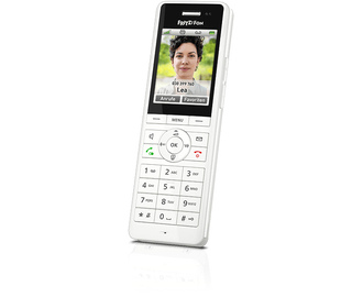 FRITZ!Fon X6 Téléphone DECT Identification de l'appelant Blanc