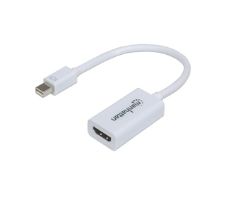 Manhattan 151399 câble vidéo et adaptateur 0,17 m HDMI Type A (Standard) Mini DisplayPort Blanc