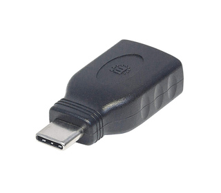 Manhattan 354646 changeur de genre de câble USB C USB A Noir
